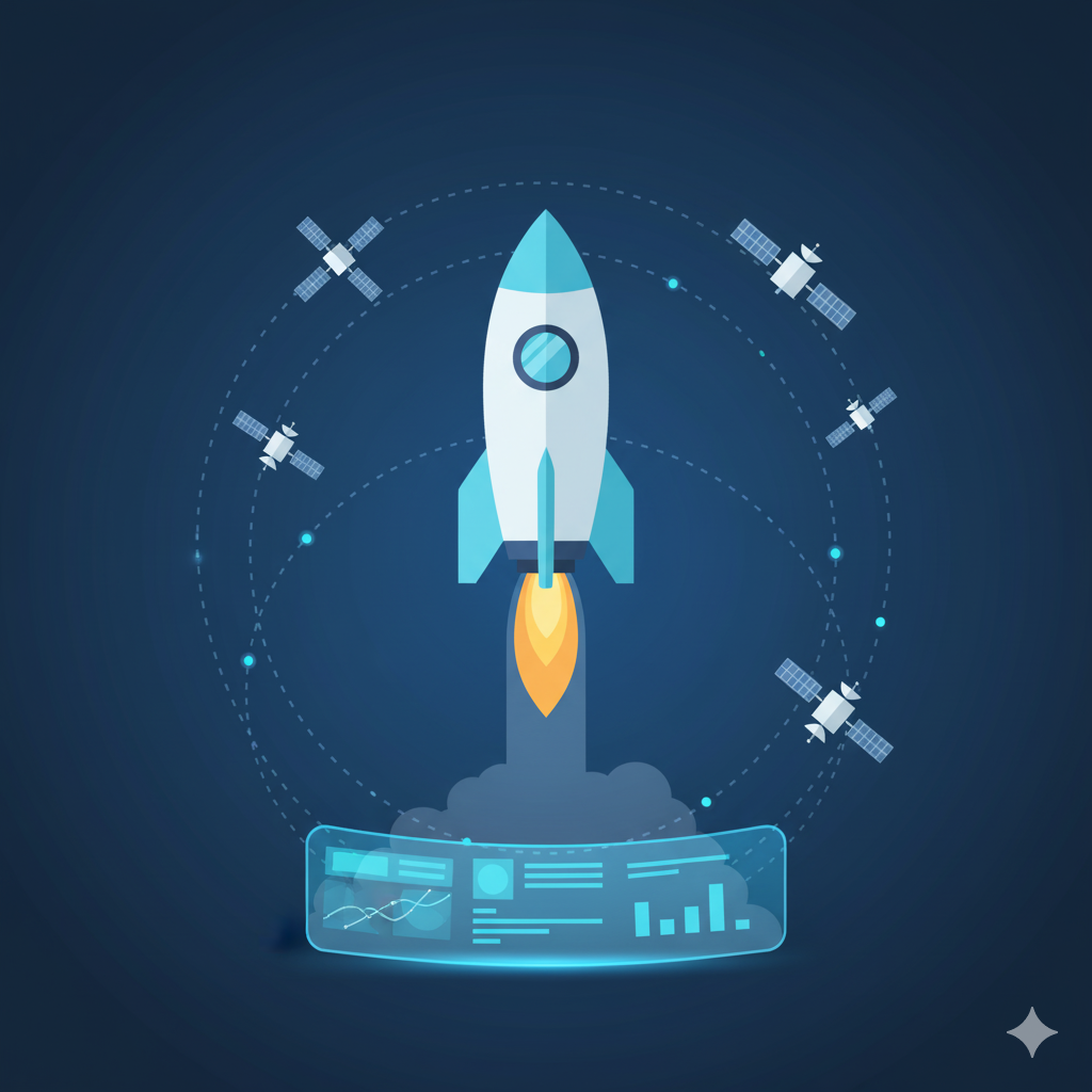 Rocket Launch graphic